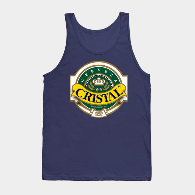 🍺 Cerveza Cristal 🍺 Tank Top by INLE Designs